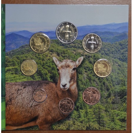 eurocoin eurocoins Cyprus 2021 set of coins (BU)