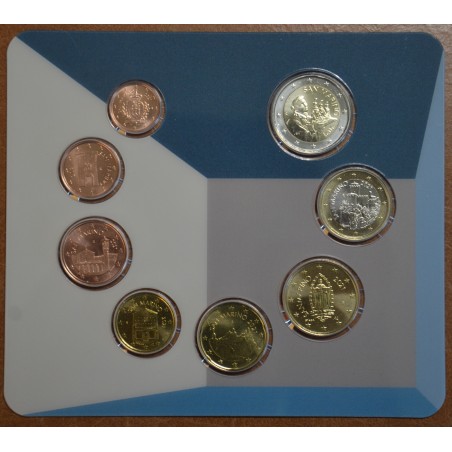 eurocoin eurocoins San Marino 2021 set of 8 eurocoins (BU)