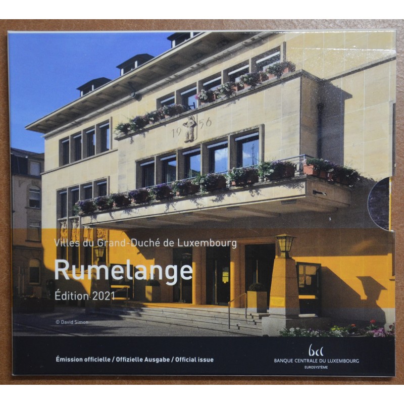 eurocoin eurocoins Luxembourg 2021 set with commemorative 2 Euro co...