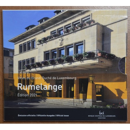 eurocoin eurocoins Luxembourg 2021 set with commemorative 2 Euro co...