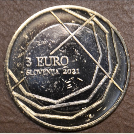 euroerme érme 3 Euro Szlovénia 2021 Škofja Loka (UNC)