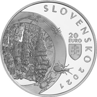 Euromince mince 20 Euro Slovensko 2021 - Demänovskej jaskyne slobod...