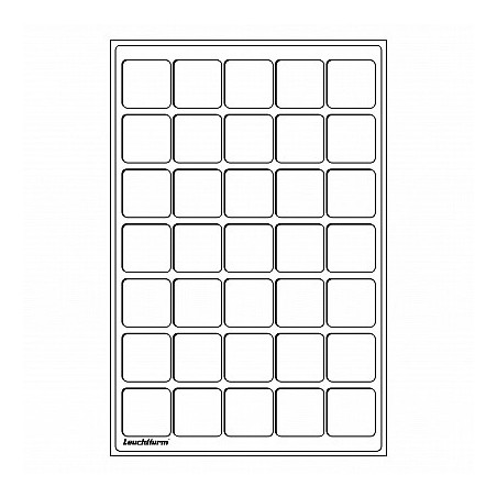 eurocoin eurocoins Coin trays L for 35 coins up to 39 mm blue