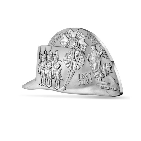 Euromince mince 10 Euro Francúzsko 2021 - Napoleon - Dvojrohý klobú...