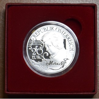 eurocoin eurocoins 20 Euro Austria 2016 - Mozart, the mythos (Proof)
