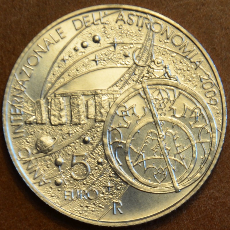 Euromince mince 5 Euro San Marino 2009 - Astronomia (BU)