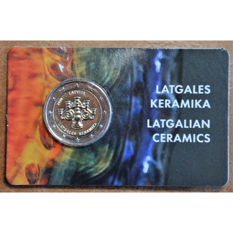 eurocoin eurocoins 2 Euro Latvia 2020 - The Latgalian Ceramics (BU)