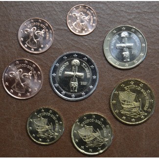 Euromince mince Sada 8 euromincí Cyprus 2021 (UNC)