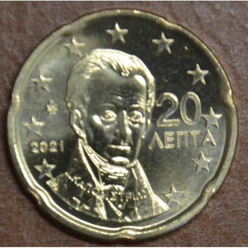 Euromince mince 20 cent Grécko 2021 (UNC)