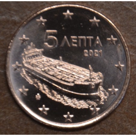 Euromince mince 5 cent Grécko 2021 (UNC)