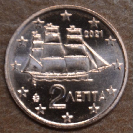 eurocoin eurocoins 2 cent Greece 2021 (UNC)