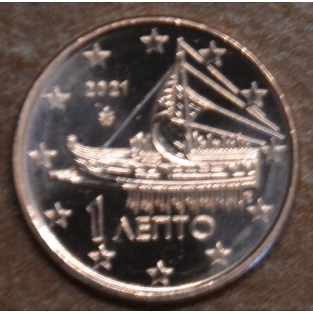 Euromince mince 1 cent Grécko 2021 (UNC)