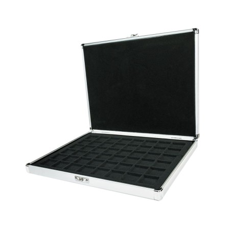 euroerme érme LINDNER ALU kazetta 48 db max. 30 mm érmére - fekete