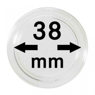 euroerme érme 38 mm Lindner kapszula (10 db)