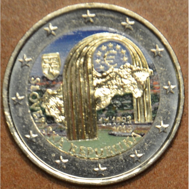 Euromince mince 2 Euro Slovensko 2018 - 25. výročie vzniku II. (far...