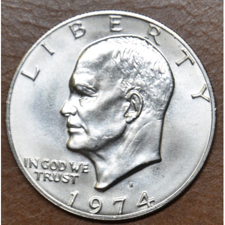 Euromince mince 1 dollar USA 1974 \\"S\\" Eisenhower (BU)