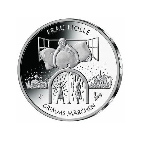 Euromince mince 20 Euro Nemecko 2021 - Frau Holle (UNC)