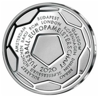euroerme érme 20 Euro Németország 2021 - Euro 2020 (UNC)