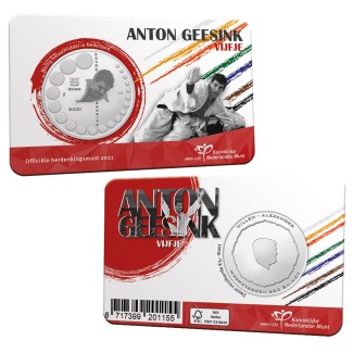 euroerme érme 5 Euro Hollandia 2021 - Anton Geesink (UNC)