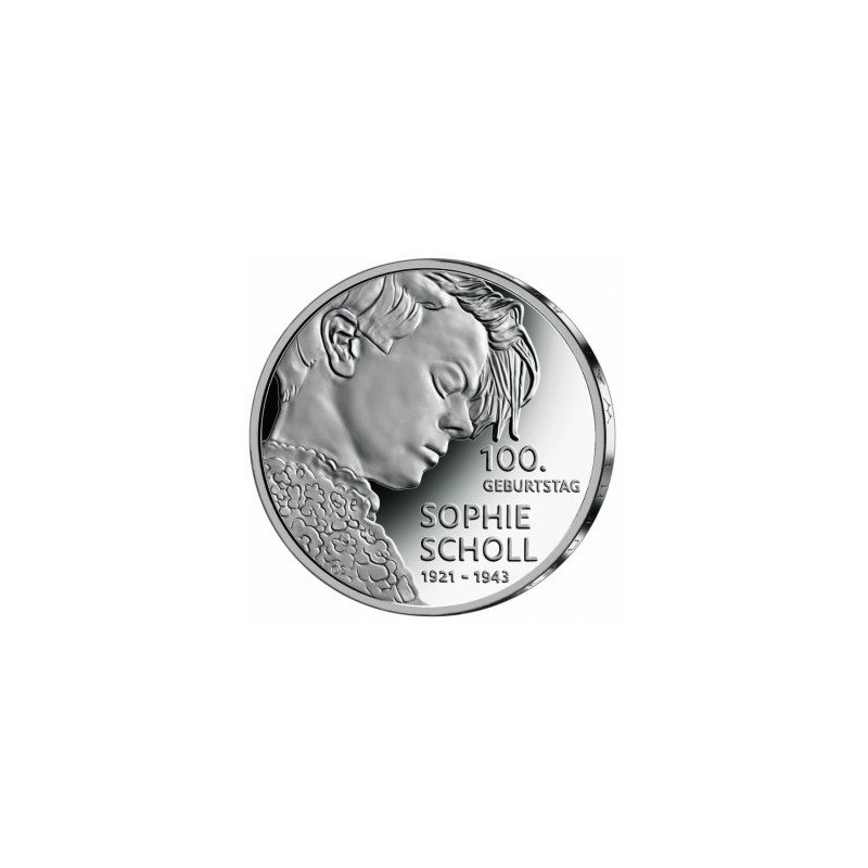 eurocoin eurocoins 20 Euro Germany 2021 - Sophie Scholl (UNC)