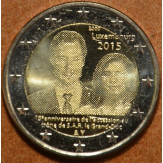 Euromince mince 2 Euro Luxembursko 2015 - 15. výročie nastúpenia He...
