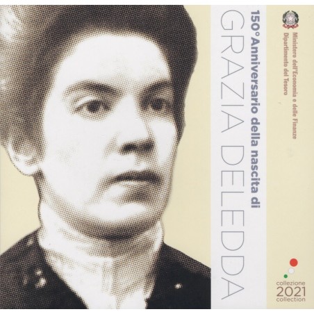 eurocoin eurocoins Italy 2021 set of 9 coins - with 5 Euro Ag coin ...