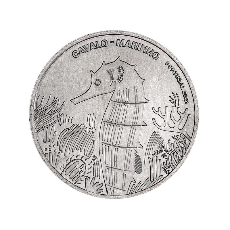 Euromince mince 5 Euro Portugalsko 2021 - Morský koník (UNC)
