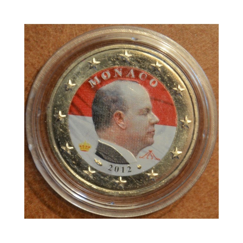 Euromince mince 2 Euro Monaco 2012 (farebná UNC)