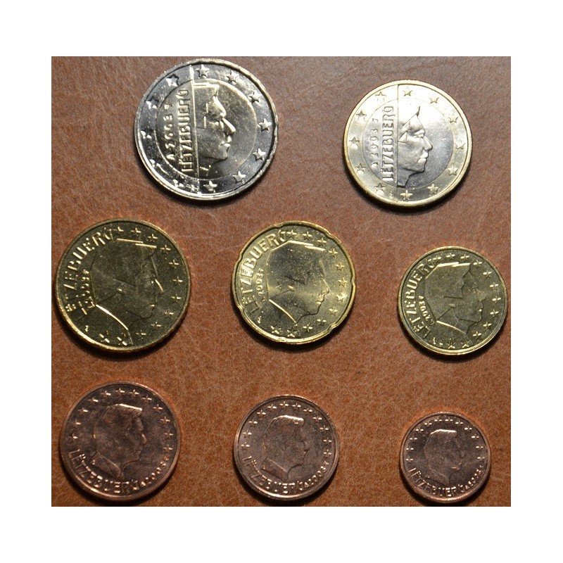eurocoin eurocoins Luxembourg 2015 set of 8 coins (UNC)