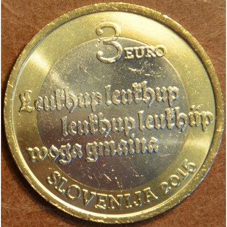 eurocoin eurocoins Commemorative coin 3 Euro Slovenia 2015 (UNC)