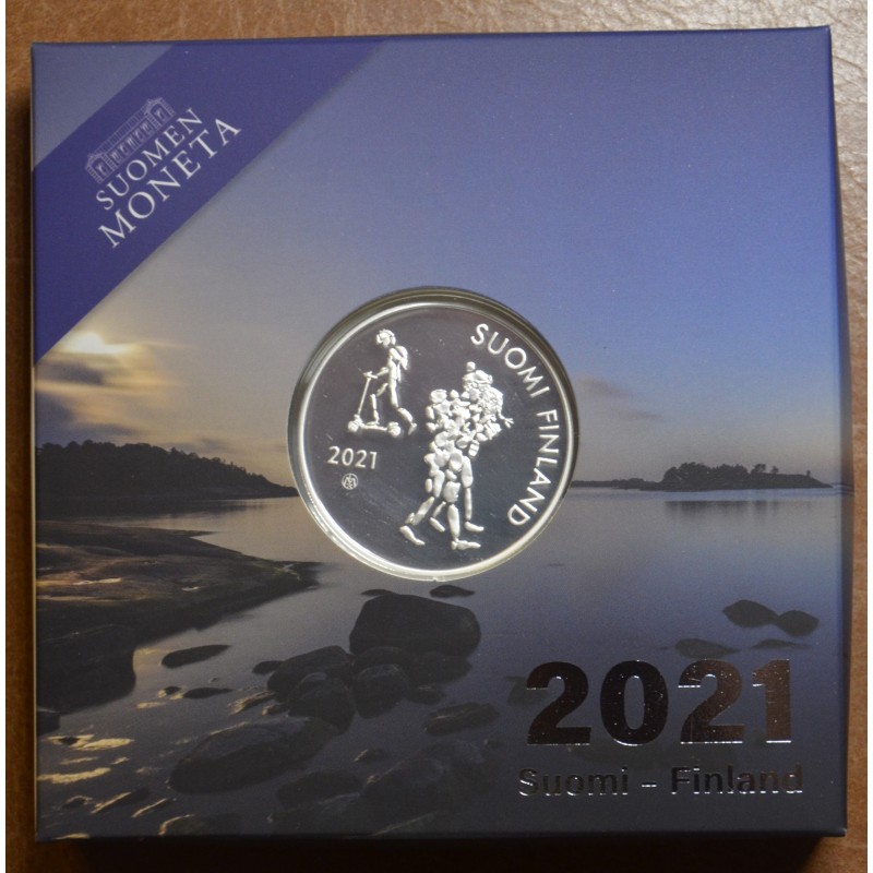 eurocoin eurocoins 20 Euro Finland 2021 - Finnish compulsory educat...