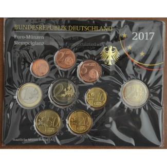 Euromince mince Nemecko 2017 \\"A\\" sada 9 euromincí (BU)