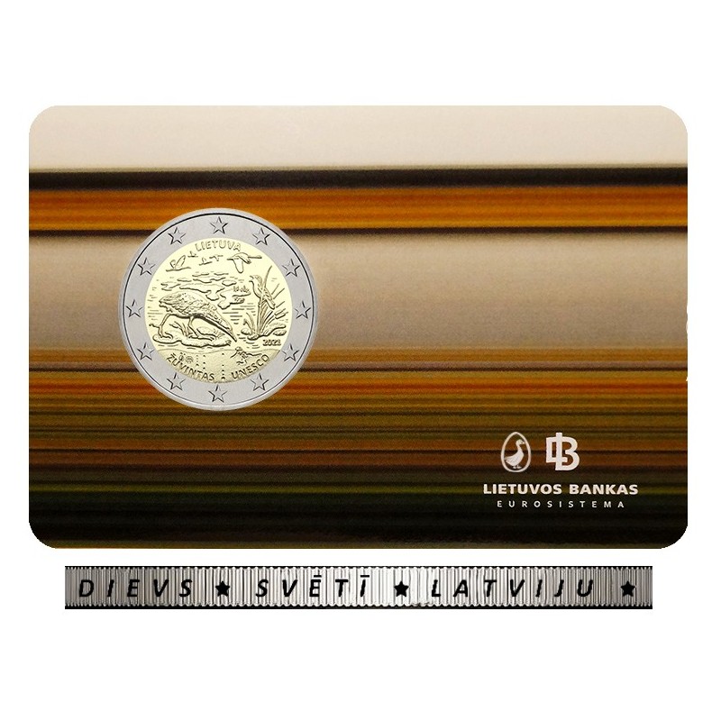 eurocoin eurocoins Error coin 2 Euro Litva 2021 - Žuvintas (BU)