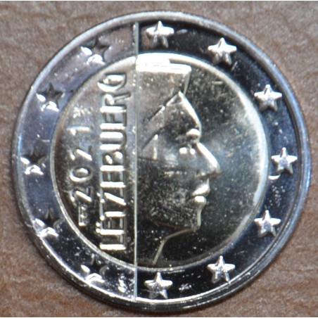 Euromince mince 2 Euro Luxembursko 2021 so značkou \\"most\\" (UNC)