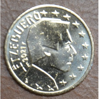 Euromince mince 10 cent Luxembursko 2021 so značkou \\"most\\" (UNC)