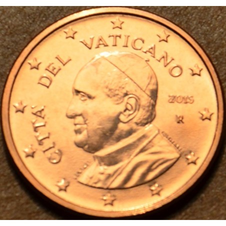Euromince mince 1 cent Vatikán 2015 (BU)