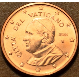 euroerme érme 2 cent Vatikán 2015 (BU)
