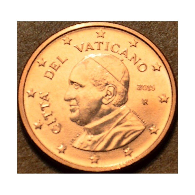euroerme érme 2 cent Vatikán 2015 (BU)