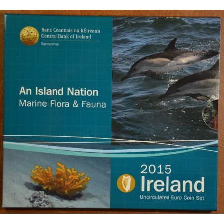 Euromince mince Sada 8 írskych mincí 2015 (BU)