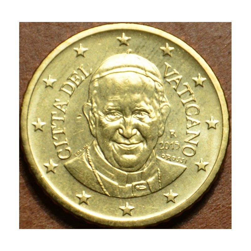 Euromince mince 10 cent Vatikán 2015 (BU)