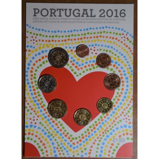 euroerme érme Portugália 2016 - 8 részes forgalmi sor (UNC)