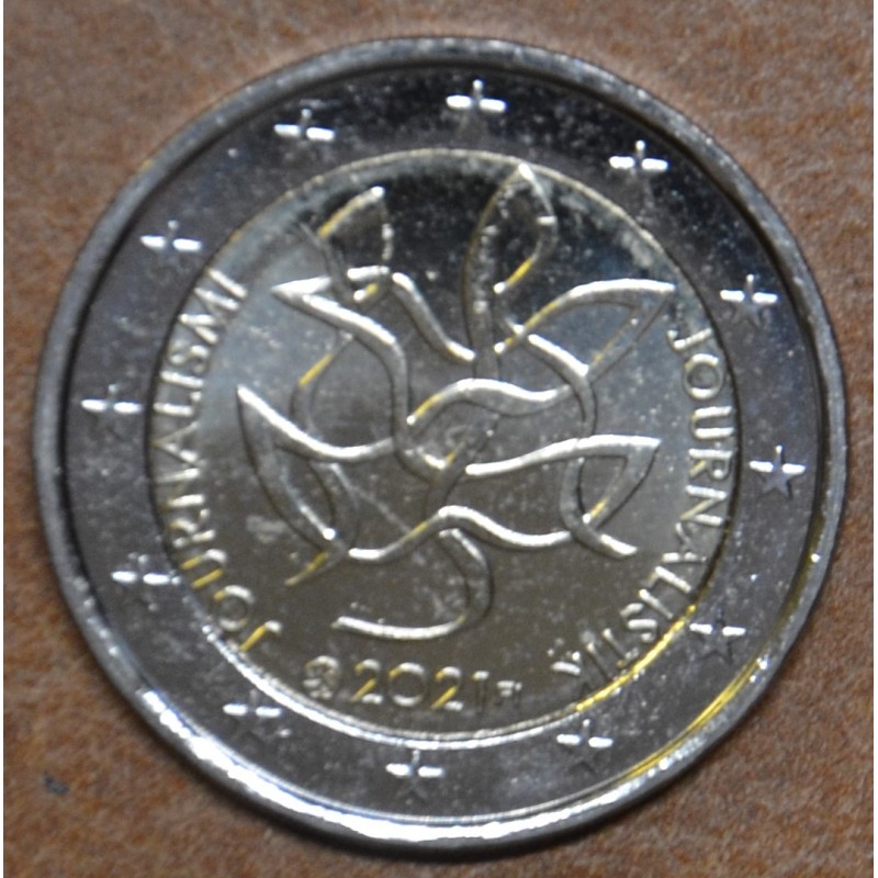 Euromince mince Poškodená 2 Euro Fínsko 2021 - Žurnalistika (UNC)