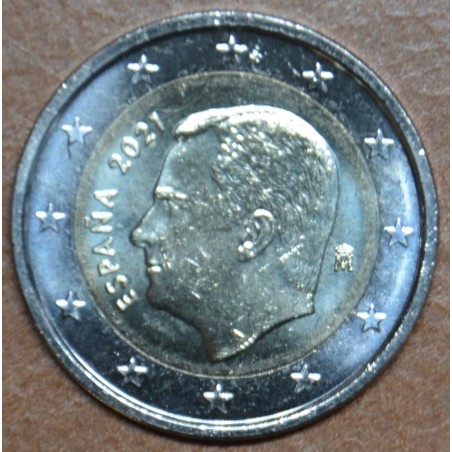 Euromince mince Poškodená 2 Euro Španielsko 2021 (UNC)