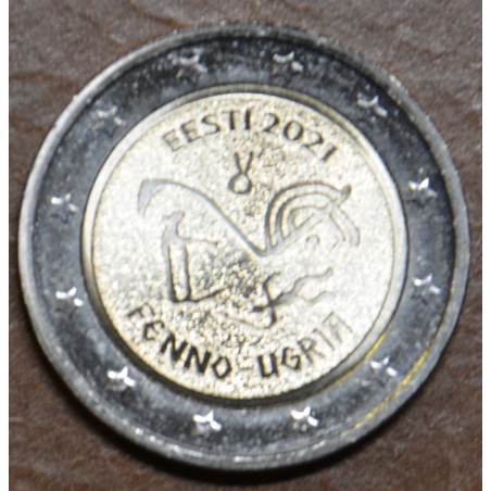 euroerme érme Sérült 2 Euro Észtország 2021 - A finnugor emberek (UNC)