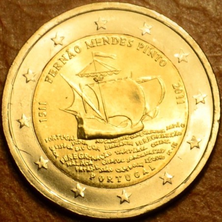 Euromince mince Poškodená 2 Euro Portugalsko 2011 - 500 rokov od na...