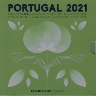 Euromince mince Portugalsko 2021 sada 8 mincí (BU)