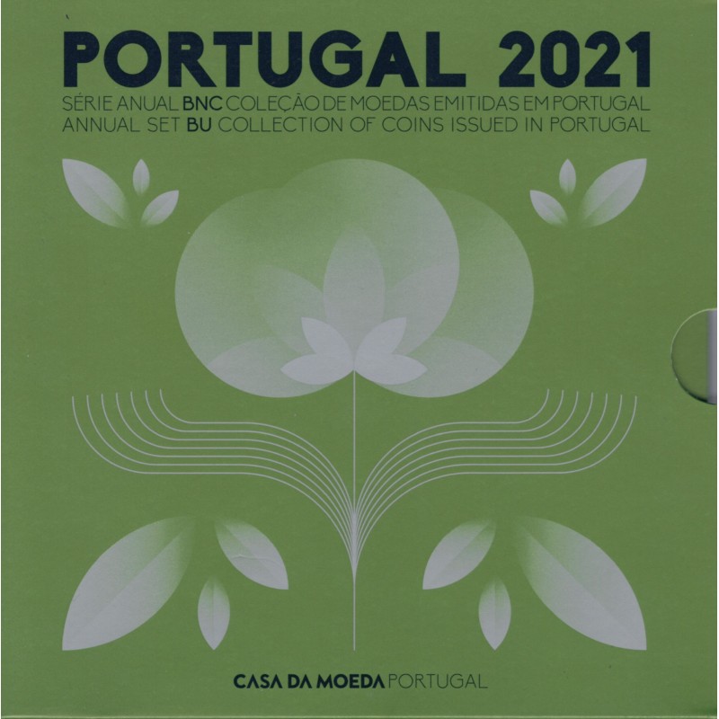 eurocoin eurocoins Portugal 2021 set of 8 coins (BU)