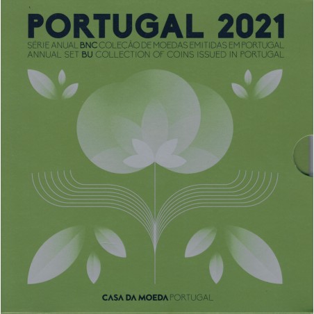 eurocoin eurocoins Portugal 2021 set of 8 coins (BU)