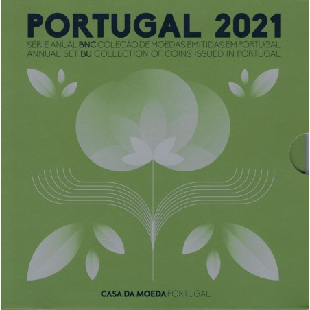 euroerme érme Portugália 2021 - 8 részes forgalmi sor (BU)