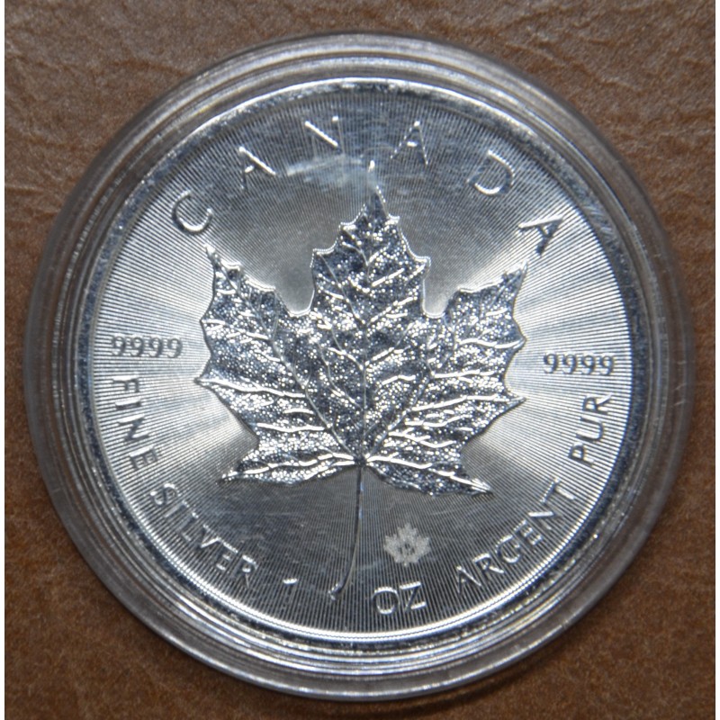 euroerme érme 5 dollár Kanada 2021 Maple leaf (1 oz. Ag)